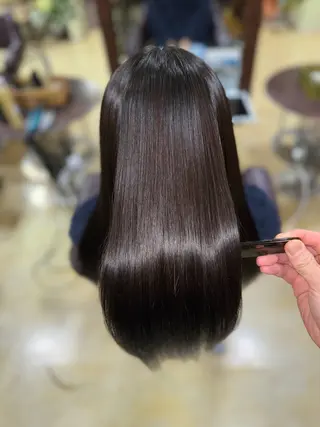 ロング ヘアーメイクポリッシュ桂所属・山﨑 将弥のヘアスタイル