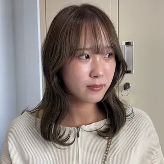 ミディアム カラー Emitas.宮街道店所属・メイ/和歌山美容室/ Emitas.のヘアスタイル