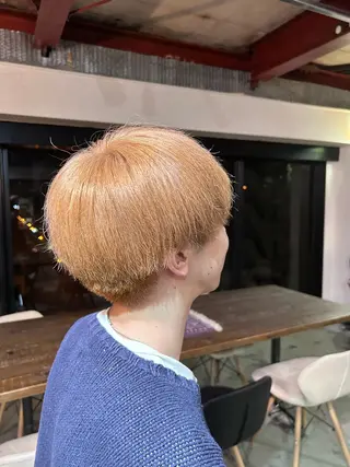 メンズ ダブルカラー/ 透明感/SHISEIのヘアスタイル