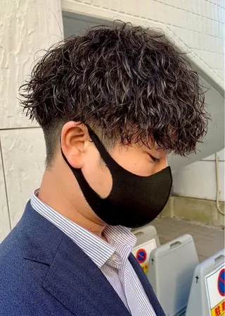 パーマ メンズ メンズ/カットパーマ /栄/sora🩵のヘアスタイル