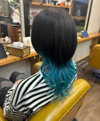 ミディアム カラー 立川 allu所属・立川 allu|細谷 ションのヘアスタイル