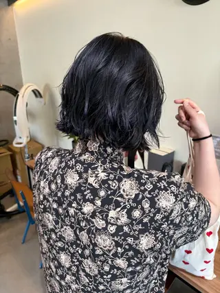 ショート レイヤーカット\ウル フ　chinatsuのヘアスタイル