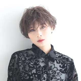 ショート カラー Ash 店長 木村 和人のヘアスタイル