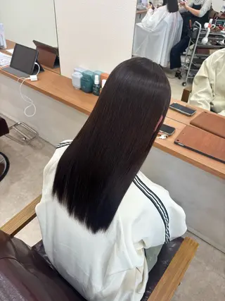 セミロング ナナホ/艶カラー🍀 /ヘッドスパ🫧のヘアスタイル