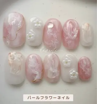 ネイル flower nail salon所属・あや✨🌸 カワイイ系ピンク専門のネイルデザイン