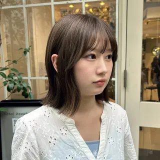 ミディアム カラー 🫧 nanaco🫧のヘアスタイル