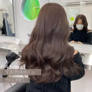 セミロング カラー ヘアアレンジ 🫧 THEATER 【公式】🫧天神🫧のヘアスタイル