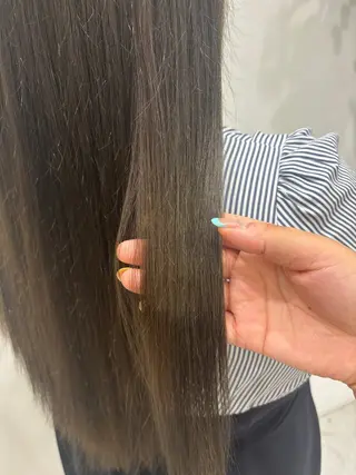 ロング カラー rion🪽 /wカラー・縮毛矯正のヘアスタイル