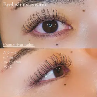 マツエク・マツパ private salon SOU所属・ﾄｰﾀﾙｾﾗﾋﾟｽﾄ MANAのマツエク・マツパデザイン