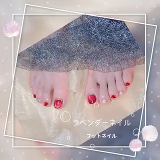 ネイル ラベンダー💖日暮里 ルル💖ネイルのネイルデザイン