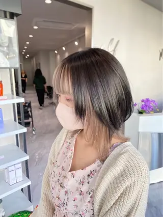 ミディアム 暖色カラー🩷カット モデル大募集🦋紗矢のヘアスタイル