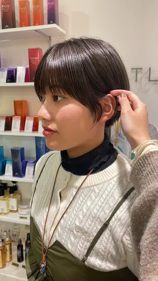 ショート 髪質改善jewelbox 〜私のトリートメント〜 東梅田店所属・髪質改善/ボブ/梅田 runa_ニュアンスのヘアスタイル