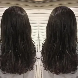 ロング パーマ 地毛風ストレート ⚡️下ノ村柊斗⚡️のヘアスタイル