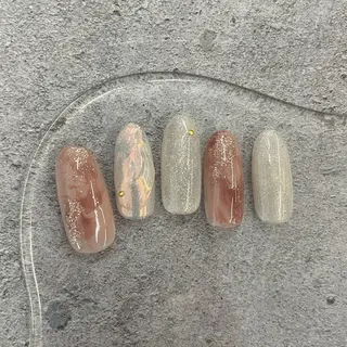 ネイル ⭐︎休業中の練習⭐︎ JNA認定講師髙橋のネイルデザイン