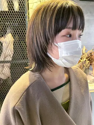 ショート カラー メンズヘア/レイヤー /ボブ山内春輝のヘアスタイル