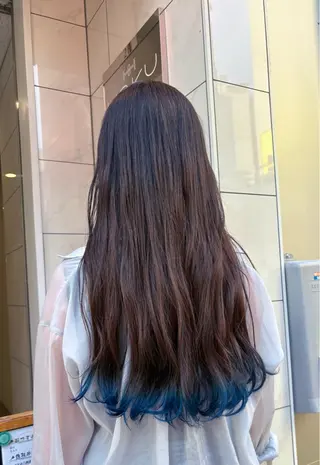 ロング カラー rina/似合わせ/ 艶髪カラー/髪質改善のヘアスタイル