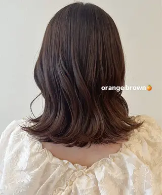 セミロング カラー Ami♡表参道 ピンク/ラベンダーのヘアスタイル