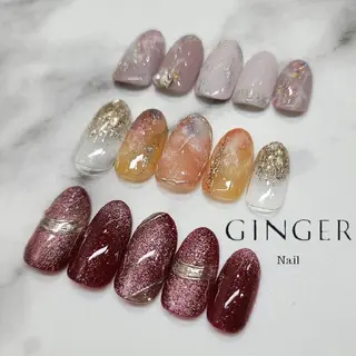 ネイル GINGER所属・GINGER  斎藤舞のネイルデザイン