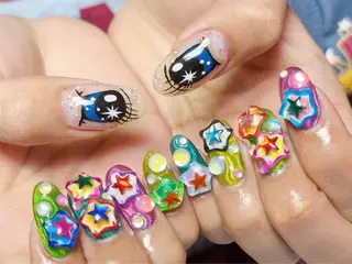 ネイル Nail Atelier IamI所属・アイアムアイ 大村磨衣のネイルデザイン
