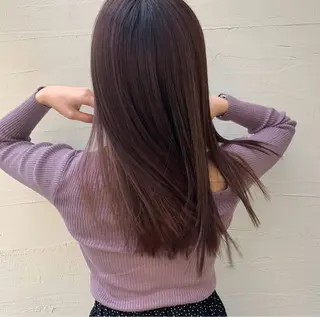 セミロング カラー 🐻艶髪ヘア/韓国風 /隈河🐻のヘアスタイル
