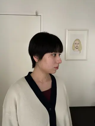 ショート enrichミヤモト ヒロヤのヘアスタイル