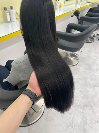 ロング カラー ヘアアレンジ 【透明感×レイヤー】 🍃RIKU🍃のヘアスタイル