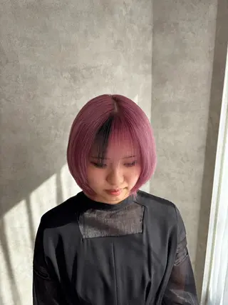 ショート カラー 艶髪/縮毛矯正 /hikaruのヘアスタイル