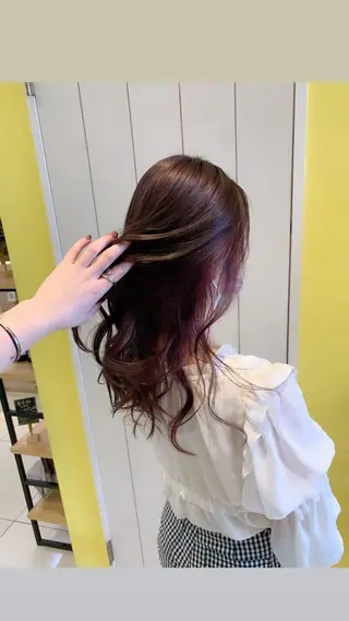 ロング インナーカラー /ヘアメ じゅんのヘアスタイル