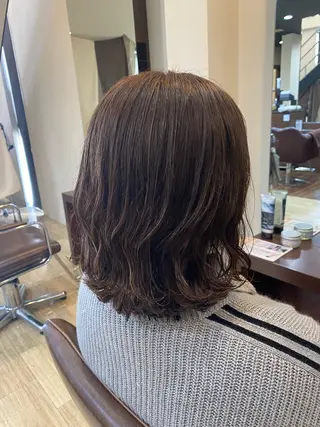ミディアム カラー 仲井 充のヘアスタイル