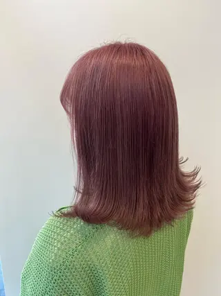 セミロング カラー レイヤー⭐️カラー ⭐️平川雅史のヘアスタイル