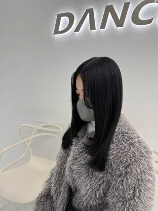 ロング カラー 中韓レイヤー/ ブラウン🤎はやとのヘアスタイル