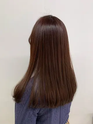 ミディアム カラー 韓国艶カラー🇰🇷 DISCO💙のヘアスタイル