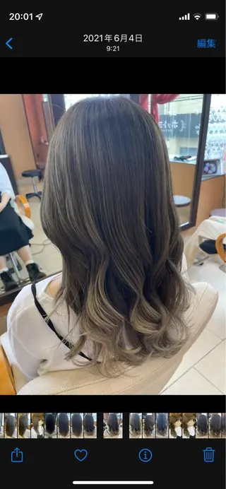 ロング カラー 透明感カラー✨艶髪 制作🌱山根あゆみのヘアスタイル