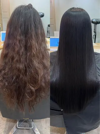 ロング パーマ 縮毛矯正/艶髪カラー /パーマ/ひふみ🌱のヘアスタイル