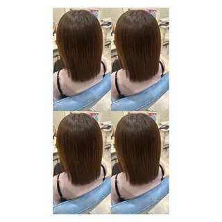 ミディアム カラー 店長✨レイヤー✖️ 髪質改善✖️韓国ヘアのヘアスタイル