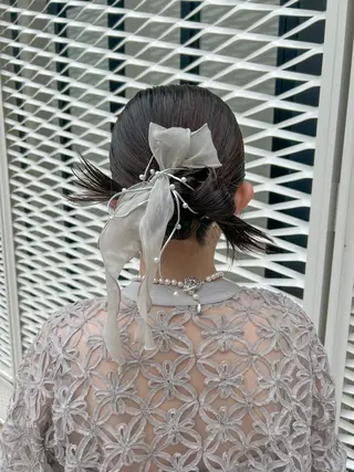 セミロング カラー ヘアアレンジ yuka .のヘアスタイル