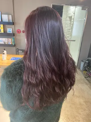 ロング カラー ヘアアレンジ メンズ キッズ ネイル マツエク・マツパ GO TODAY SHAiRE SALON所属・透明感カラー🤎 ゆりのヘアスタイル