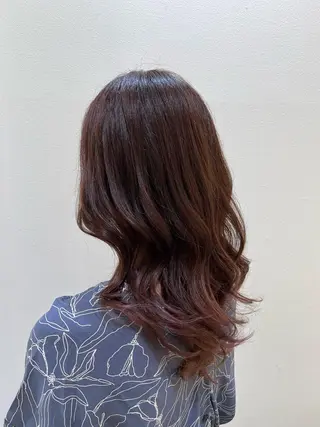 セミロング カラー ヘアアレンジ 🦋レイヤー職人 猪瀬玲奈🦋のヘアスタイル