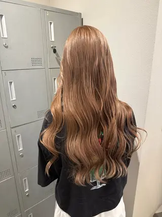 ロング カラー ブリーチ/アレンジ 天満/chihiroのヘアスタイル