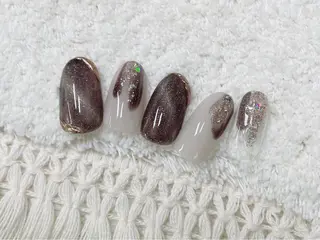 ネイル ネイルPetit Ribbonのネイルデザイン