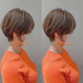 ショート カラー LA KING GINZA TOKYO所属・🧡ショートの達人 🧡SHOのヘアスタイル