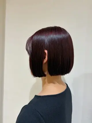 ショート カラー ハイトーンカラー☁️ 西條 楓花のヘアスタイル