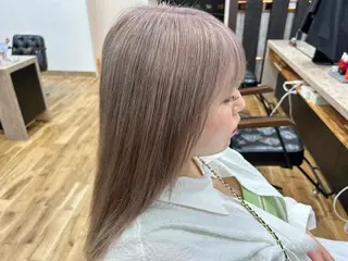 セミロング カラー DISCOHAIR 海老名店池田真聖のヘアスタイル