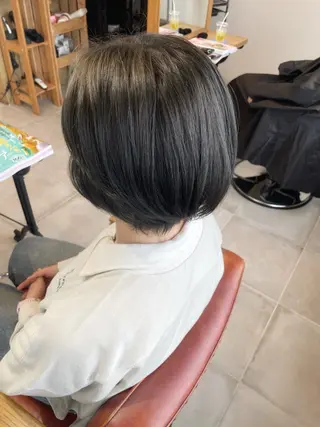 カラー 竹広綾乃/ 艶カラーのヘアスタイル