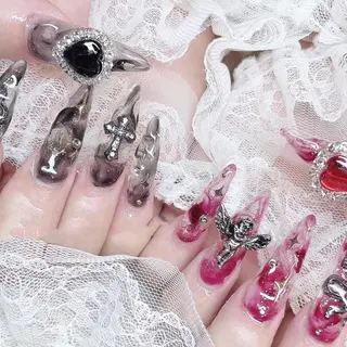 メンズ ネイル Bloom kabukiのネイルデザイン