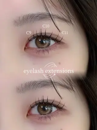 マツエク・マツパ 福田花音/スタイリ スト兼任アイリストのヘアスタイル