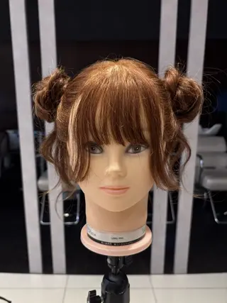 セミロング ヘアアレンジ EARTH大曽根💛 田中りほのヘアスタイル