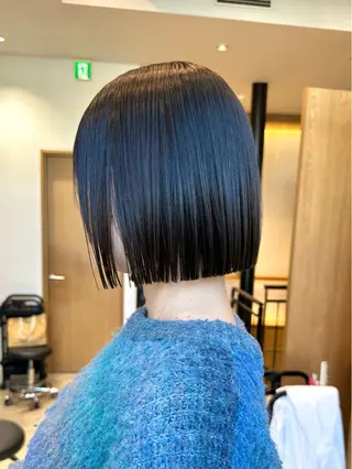 ショート sea by luvismけやき通り2号店所属・ボブ/ショート/ 縮毛矯正/岸本恭明のヘアスタイル