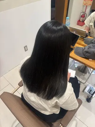 カラー 暗髪×透明感カラー 🩶kazuhoのヘアスタイル