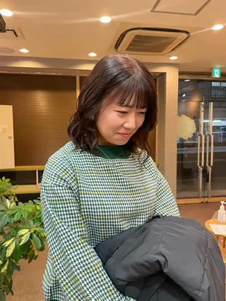 ミディアム カラー 髪質改善/Bloss om🌷高橋沙衣のヘアスタイル